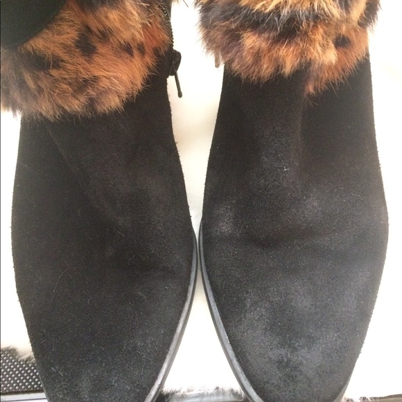 Stuart weitzman fur boots size 7 b - Picture 5 of 7